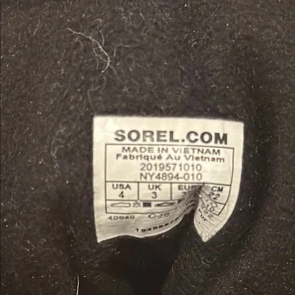 GIRLS size 4 Sorel Youth Explorer Winter Boots - Picture 4 of 4